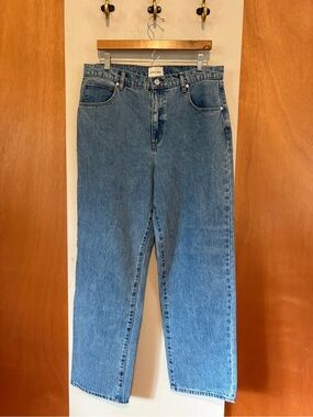 Abrand Classic High-Rise Straight Leg Slouch Denim Jeans — size 31 — new!